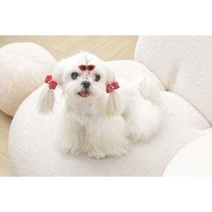 60900299 M-PETS GLAM KÖPEKLER İÇİN AKSESUAR TOKA RED
