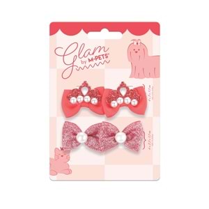 60900599 M-PETS GLAM KÖPEKLER İÇİN AKSESUAR TOKA RED