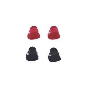 60901199 M-PETS GLAM KÖPEKLER İÇİN AKSESUAR TOKA BLACK/RED