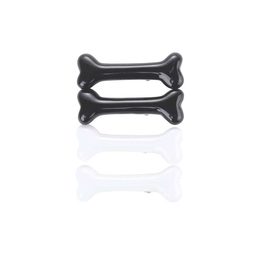60901299 M-PETS GLAM KÖPEKLER İÇİN AKSESUAR TOKA BLACK/WHİTE