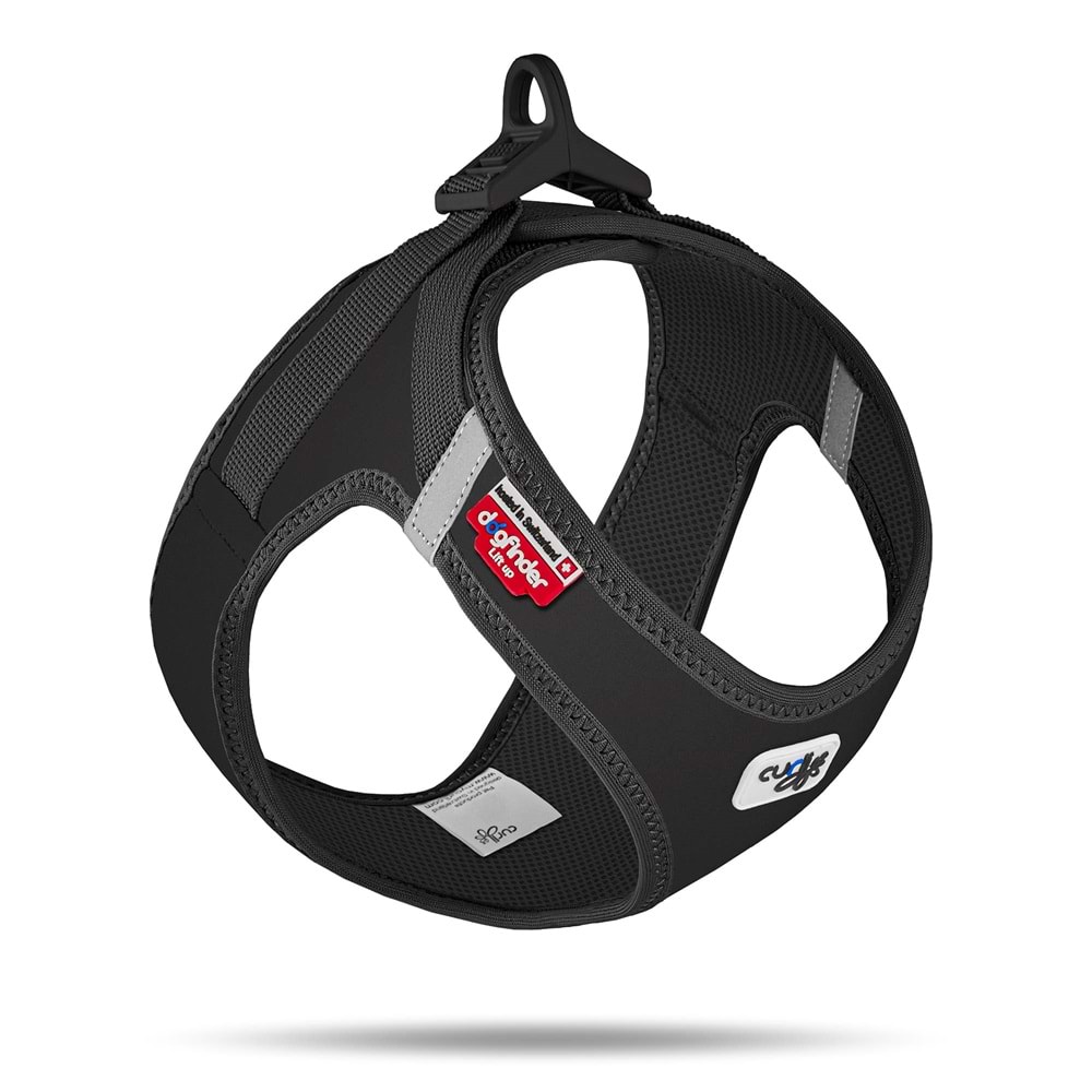 SU2991-CURLI VEST HARNESS CURLI CLASP SOFTSHELL BLACK M