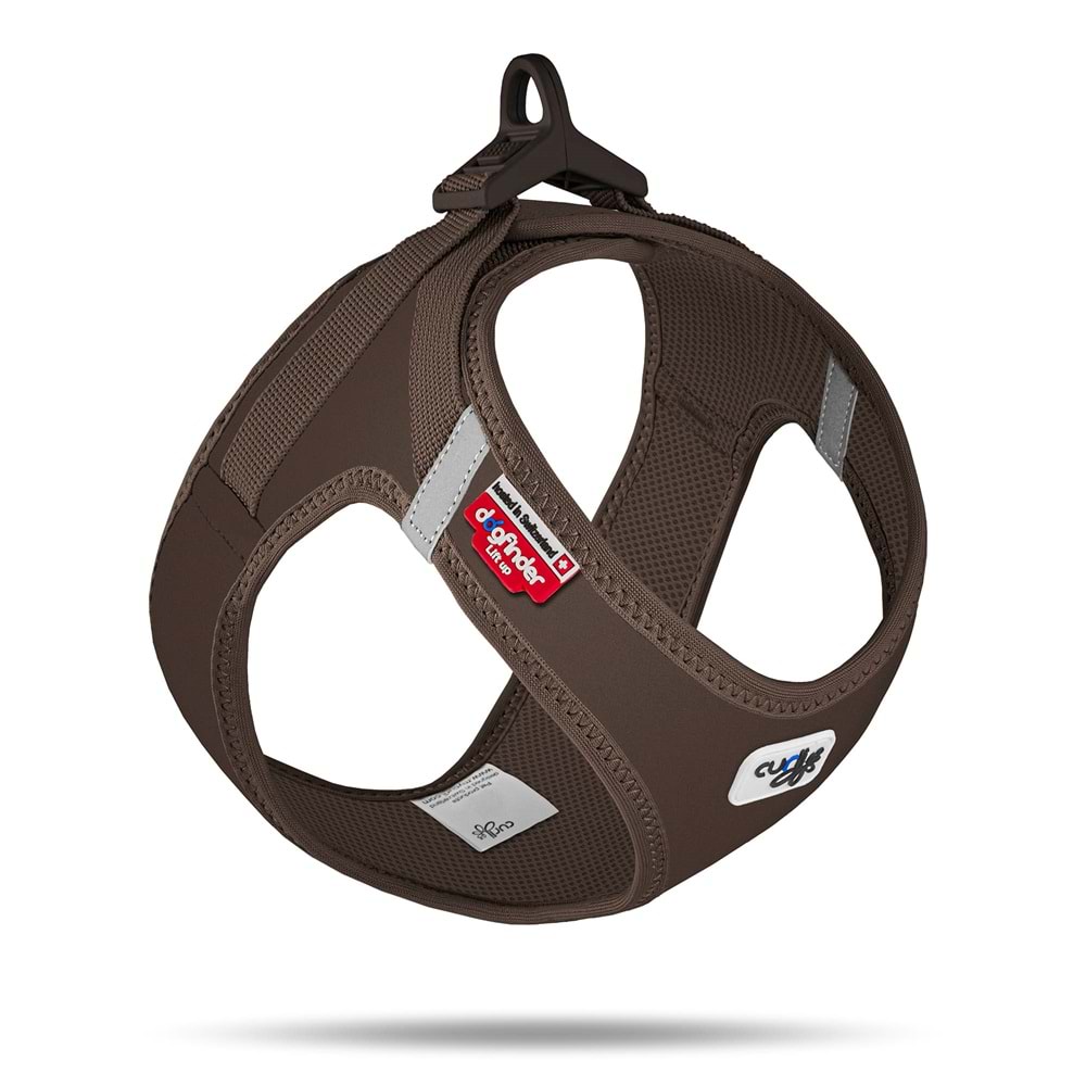 SU2997-CURLI VEST HARNESS CURLI CLASP SOFTSHELL BROWN S