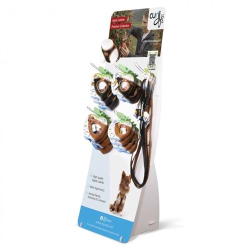 SU3266-CURLI APPLE LEATHER STAND SET