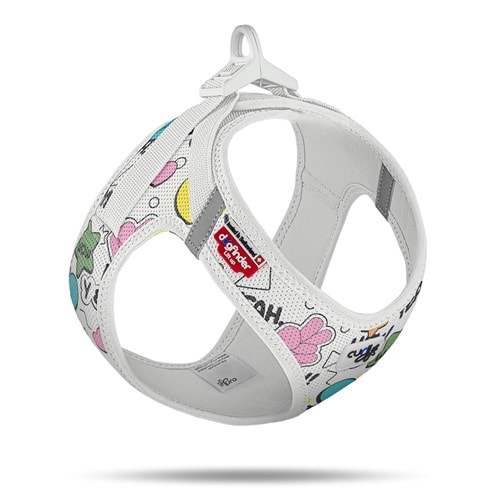 PN3524-VEST HARNESS CURLI CLASP AIR-MESH LE25 COMIC LIGHT-GRAY XL