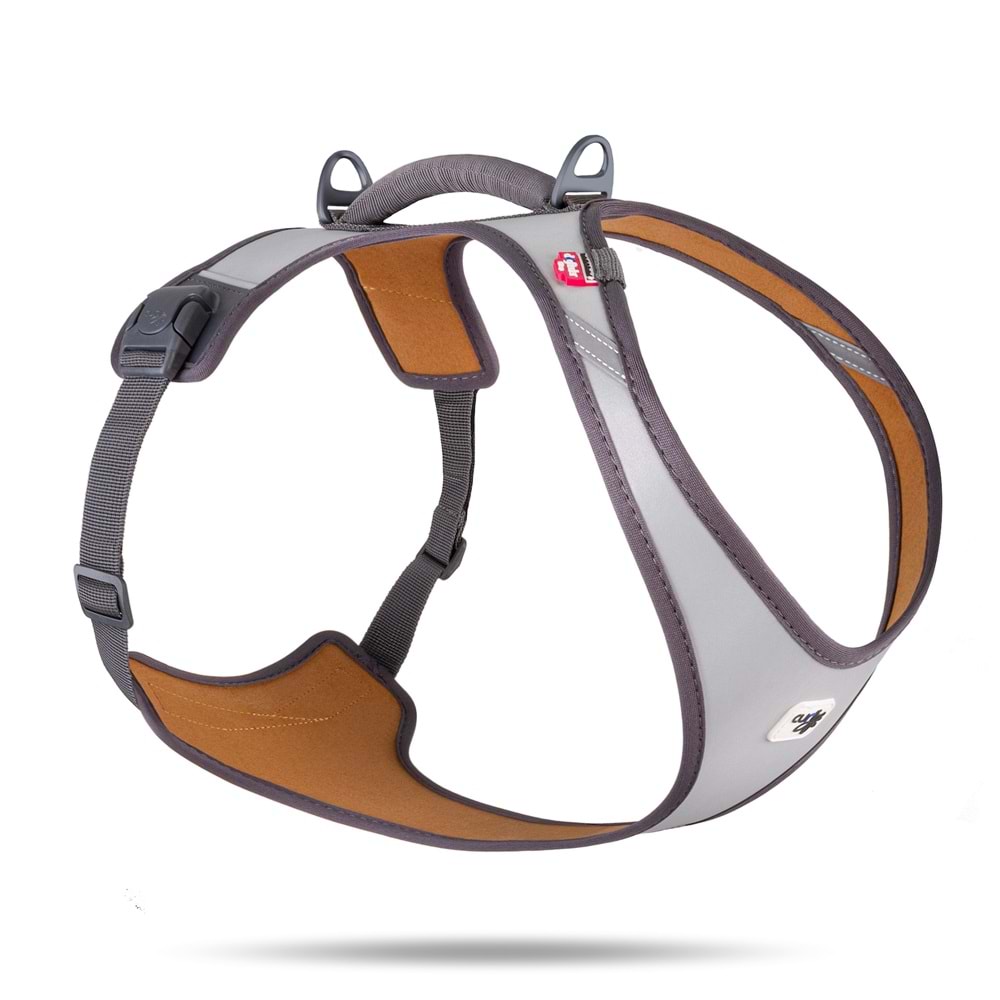 PN3607-CURLI GLOW BELKA HARNESS GRAY XL