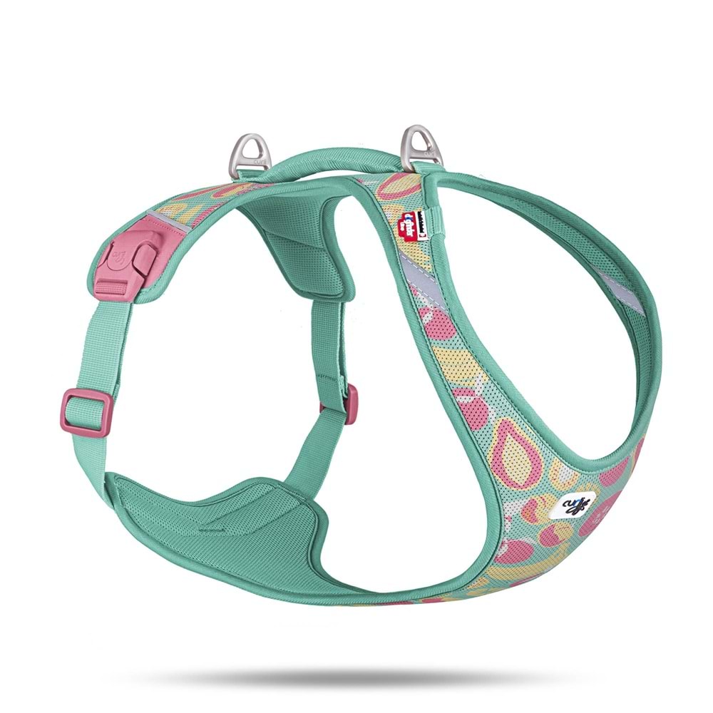 PN3697-CURLI BELKA HARNESS AIR-MESH LE26 JUICY F TURQUOISE 4XL