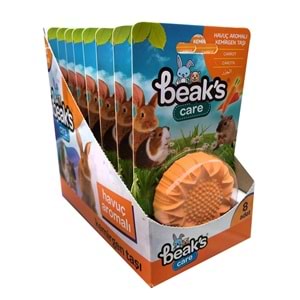 SG014 BEAKS HAVUÇ AROMALI KEMİRGEN TAŞI TEKLİ 8Lİ PAKET